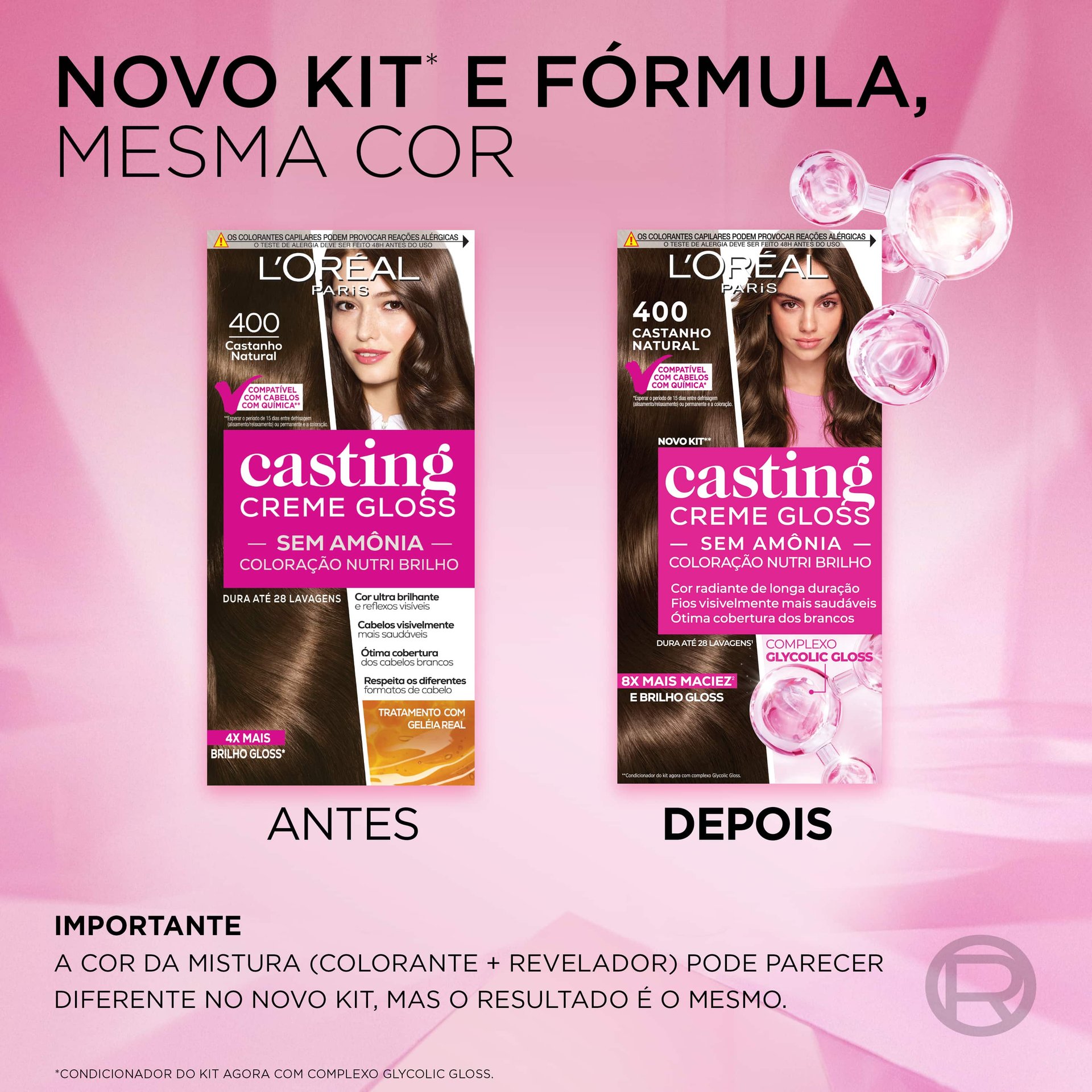 Casting Creme Gloss Glycolic Gloss 400 2 Min